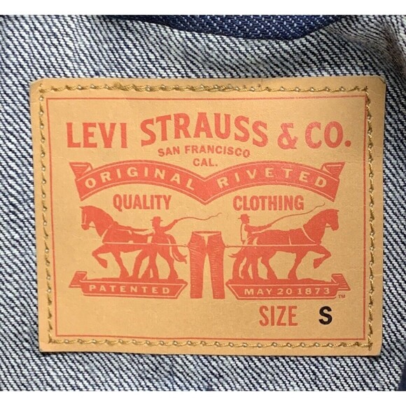 Levi's Trucker Denim Jean Jacket Dark Indigo Blue Men’s - Picture 2 of 16